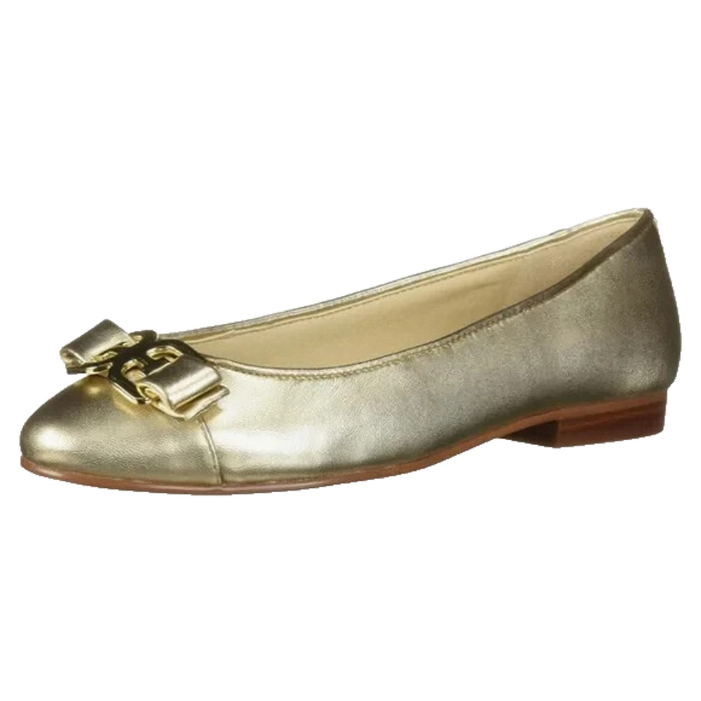 Sam Edelman Gold Flats with Bow Accent